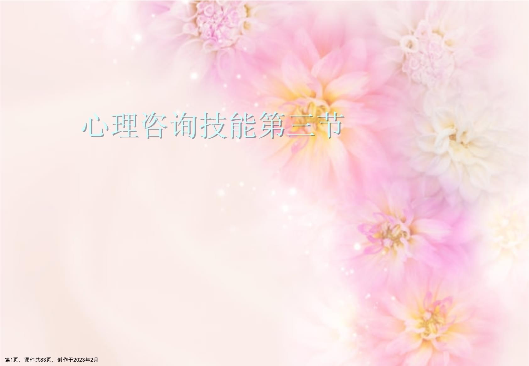 心理咨詢技能第三節 技術咨詢的原理、流程與核心要訣